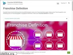 Sites similar to franchise-definition.de