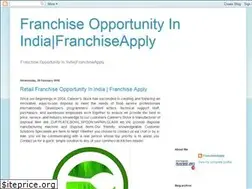 Sites similar to franchiseapplybrand.blogspot.com