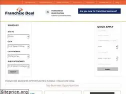 Sites similar to franchisedeal.in