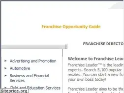 Sites similar to franchiseleader.com
