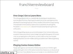Sites similar to franchisereviewboard.org