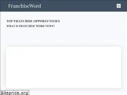 Sites similar to franchiseword.com