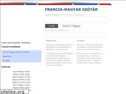 Sites similar to francia-magyar-szotar.hu