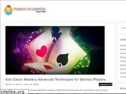 Sites similar to franciscocarrero.com