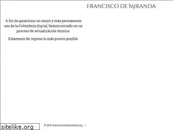 Sites similar to franciscodemiranda.org