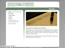 Sites similar to franciscolaw.ca