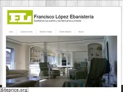 Sites similar to franciscolopezebanisteria.es