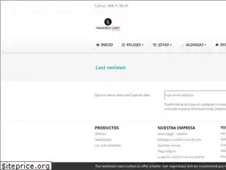 Sites similar to franciscolopezjoyeros.com