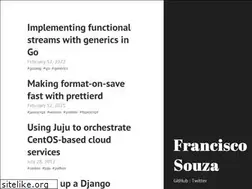 Sites similar to franciscosouza.net