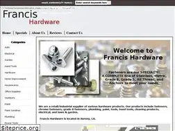 Sites similar to francishardware.com