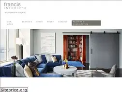 Sites similar to francisinteriors.com