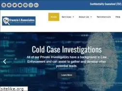 Sites similar to francisinvestigations.com