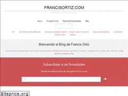 Sites similar to francisortiz.com