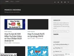 Sites similar to francisuniverse.wordpress.com