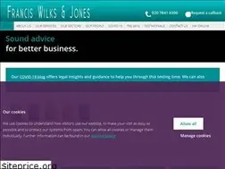 Sites similar to franciswilksandjones.co.uk