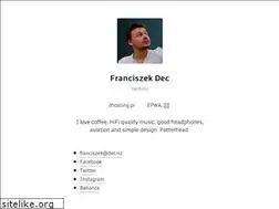 Sites similar to franciszekdec.com