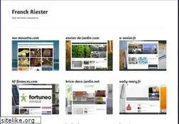 Sites similar to franckriester.fr