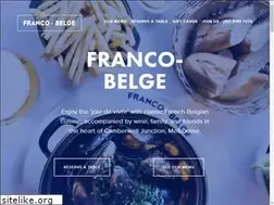 Sites similar to francobelge.com.au