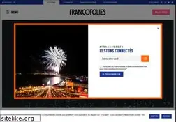 Sites similar to francofolies.fr