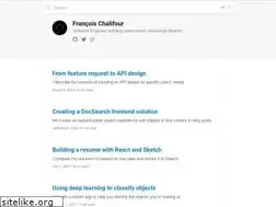 Sites similar to francoischalifour.com