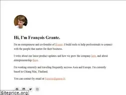 Sites similar to francoisgrante.com
