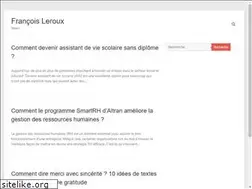 Sites similar to francoisleroux.net