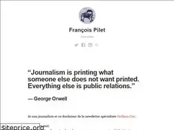 Sites similar to francoispilet.net