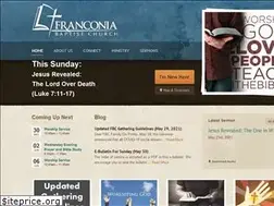Sites similar to franconiabaptist.org
