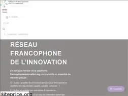 Sites similar to francophonieinnovation.org