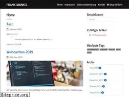 Sites similar to frank-mankel.org