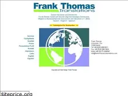 Sites similar to frank-thomas-translations.com