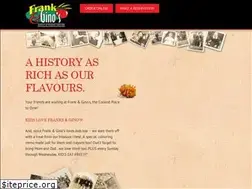Sites similar to frankandginos.com
