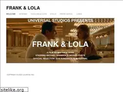 Sites similar to frankandlolamovie.com