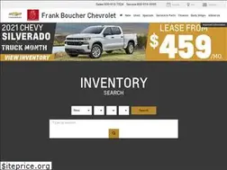 Sites similar to frankboucherchevrolet.com