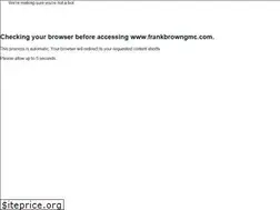 Sites similar to frankbrowngmc.com