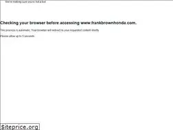 Sites similar to frankbrownhonda.com