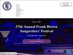 Sites similar to frankbrownsongwriters.com