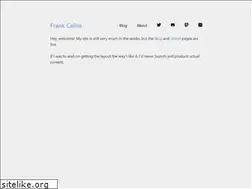 Sites similar to frankcalise.com