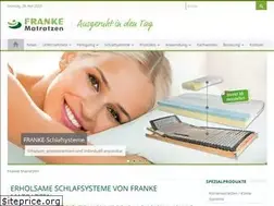 Sites similar to franke-matratzen.de