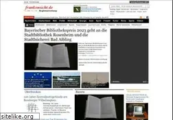 Sites similar to frankensicht.de