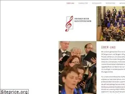 Sites similar to frankfurter-kantatenchor.de