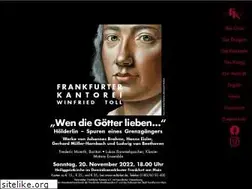 Sites similar to frankfurterkantorei.de