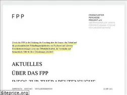 Sites similar to frankfurterpsychoseprojekt.de