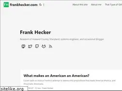 Sites similar to frankhecker.com