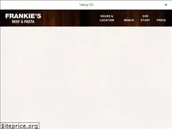 Sites similar to frankiesbeefandpastail.com