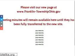 Sites similar to franklin-township.com