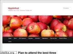 Sites similar to franklinapplefest.com