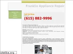 Sites similar to franklinappliancerepair.com