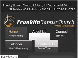 Sites similar to franklinbaptistchurch.org