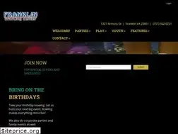 Sites similar to franklinbowlingcenter.com